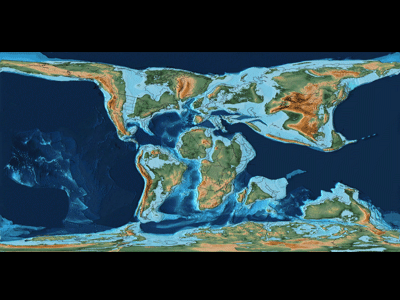 Kreide vor 90 Millionen Jahren / 
© EarthByte Group